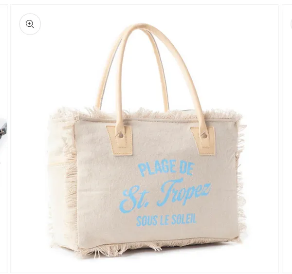 MYRABAGS Saint Tropez Tote Bag-Sand - Image 2