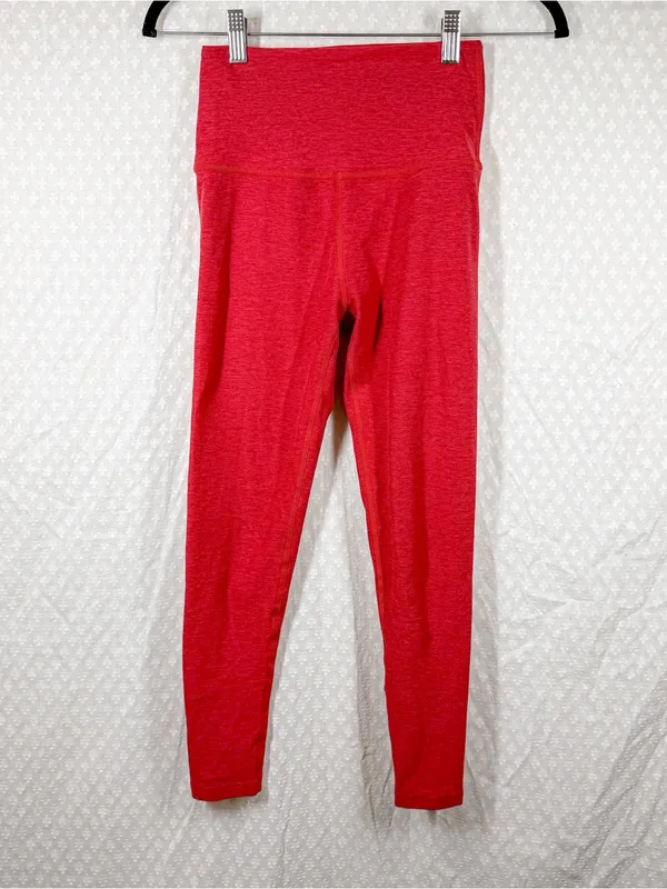 Beyond Yoga Red Space Dye Caught In The Midi High Rise Leggings - Image 2