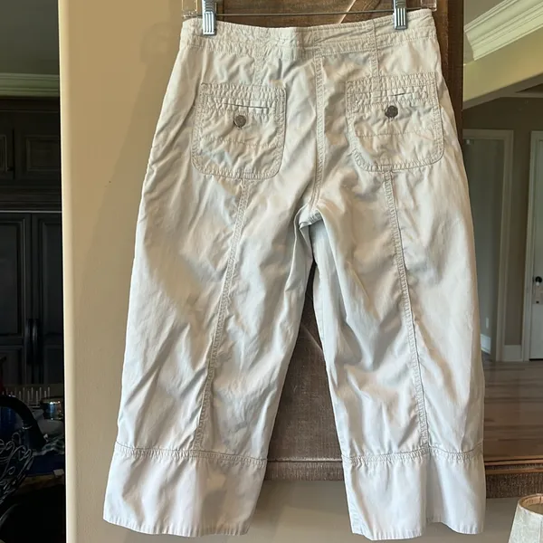 J Crew Favorite Fit Khaki Cotton Capri Pants - Image 9
