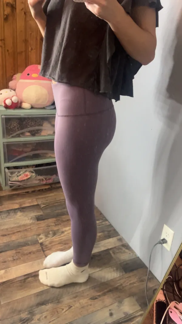 90 Degrees by Reflex Leggings Plum - Image 2
