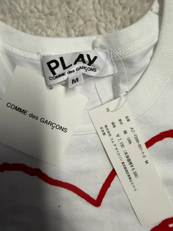 Comme des Garçons Play T-Shirt - Image 2