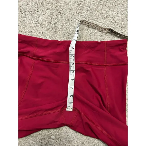 Lululemon Tight Stuff Tight II Reflective Luxtreme Size 8 Ruby Red RUBR‎ 05014 - Image 6