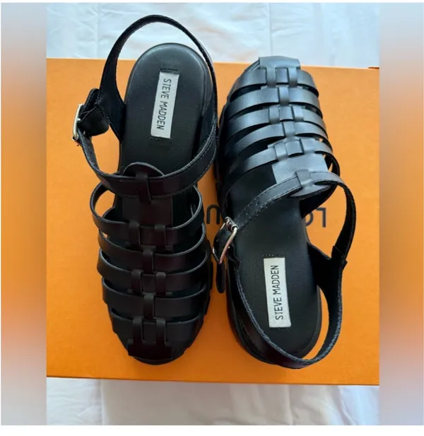 Steve Madden Sandals Black womans  - Image 6