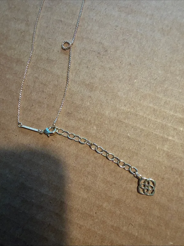 Rare Kendra Scott Gold Sand Drusy Pendant Necklace - Image 3