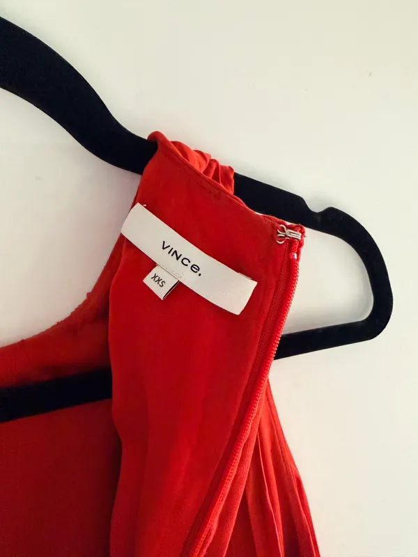 Vince red sleeveless dress - Image 4