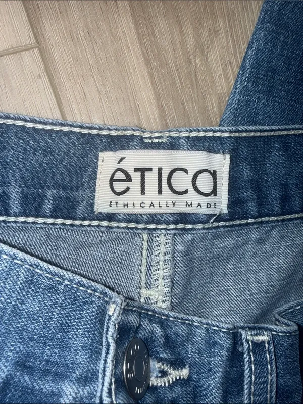 Ética Iris relaxed taper barrel jeans high waisted size by 26 - Image 5
