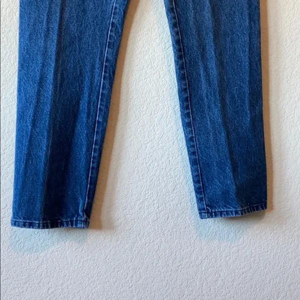 Vintage Ozark high waisted mom straight leg jean balloon leg sz 11/12 80s cabin - Image 4