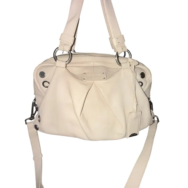 Calvin Klein cream slouchy satchel bag - Image 6