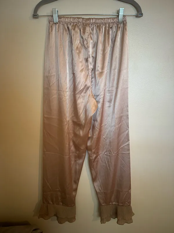 Gold Satin Pajama Set - Image 5