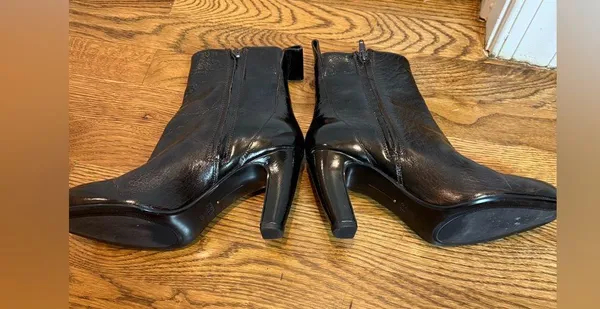 Zara Dark Brown Ankle Boots size 38 - Image 7