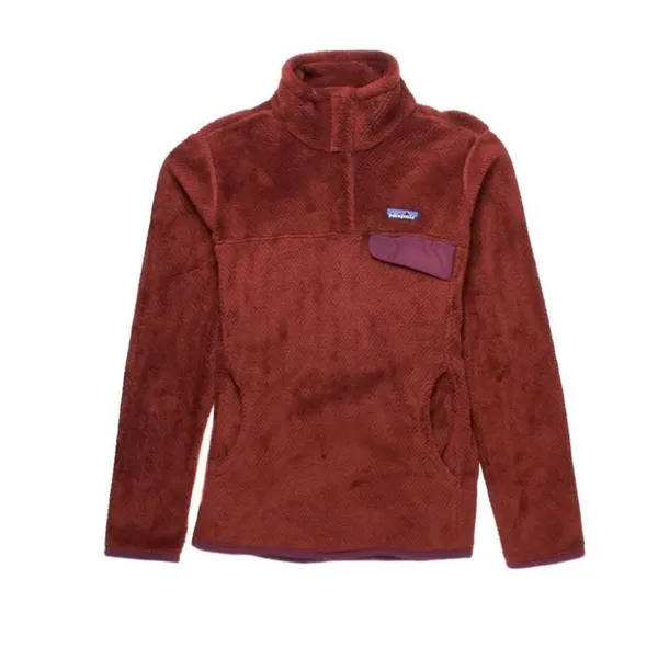Patagonia Womens Polartec Re-Tool Snap-T Fleece Pullover Sweatshirt‎ Rusted Iron - Image 7