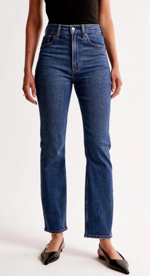 Abercrombie Ankle Straight Jeans - Image 3