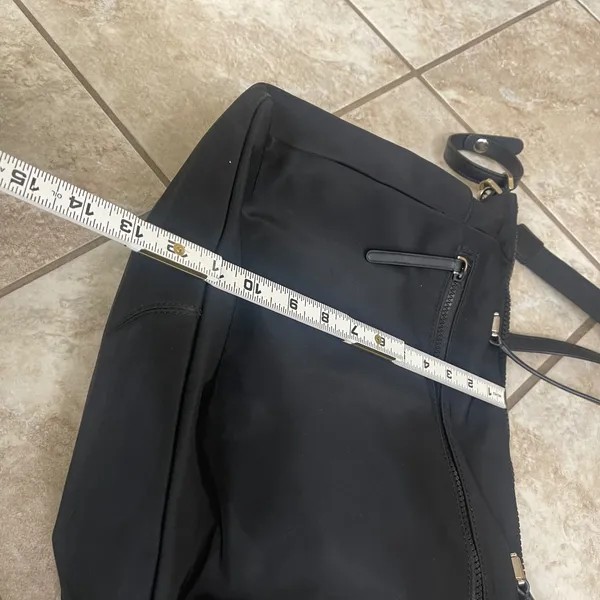 Kate Spade Chelsea Black‎ Nylon Baby Bag Diaper Bag Crossbody interior Matt - Image 7