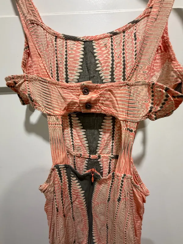 Posh coral backless sundress - Image 4