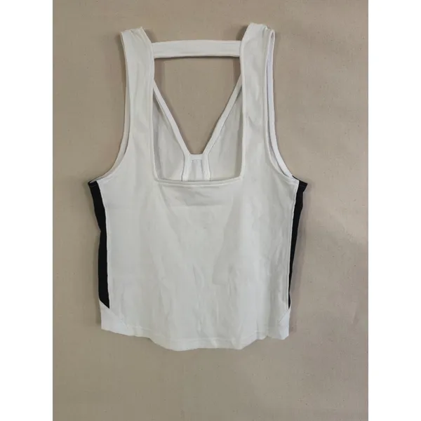 FP Movement Free People Power Play Tank Large White Black MSRP $48 - Image 2