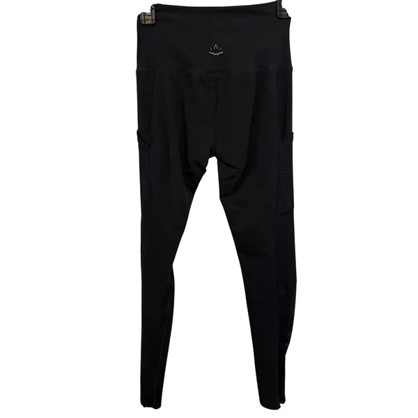 Beyond Yoga Black High‎ Waisted Mesh Pocket Leggings Athleisure XS - Image 5