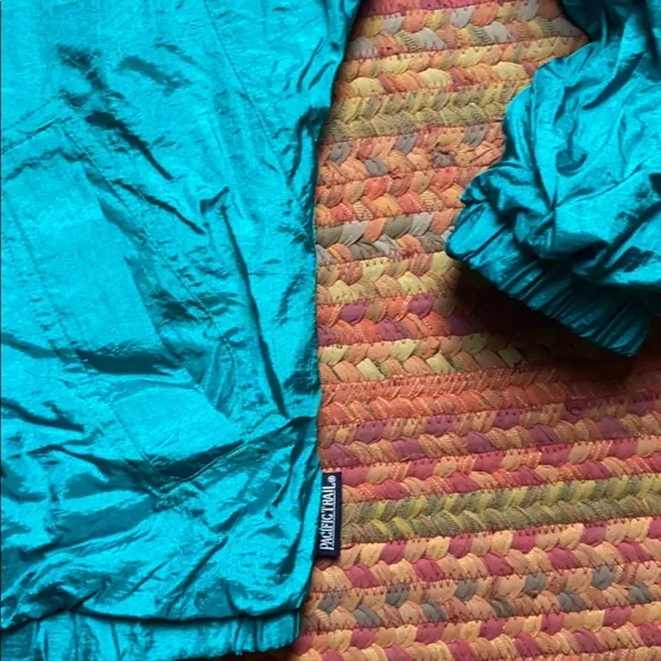 🔥 VINTAGE TEAL WINDBREAKER SKI JACKET Green - Image 3