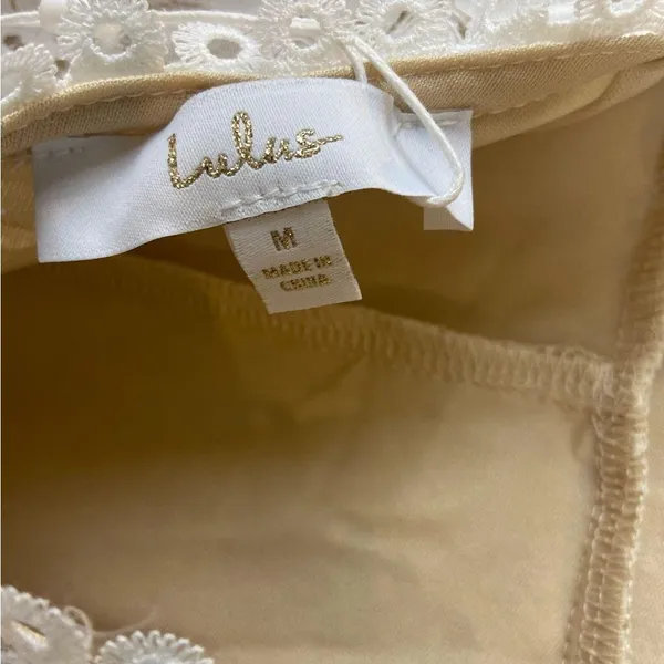 Lulu’s Love Everlasting White Floral Lace Mermaid Dress Brand New Size Medium - Image 3