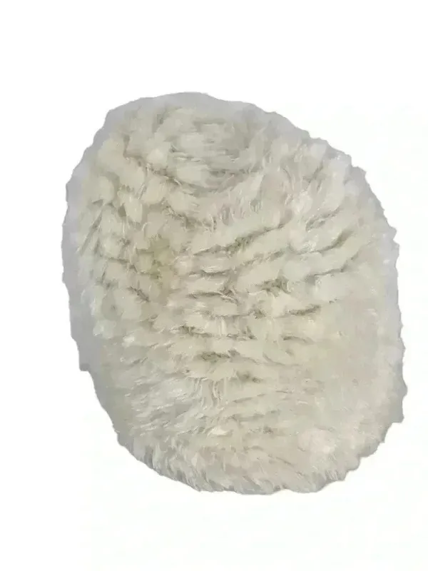 Vintage Hat Hansen Faux Fur White Winter Made In The Usa Adjustable Cap - Image 8