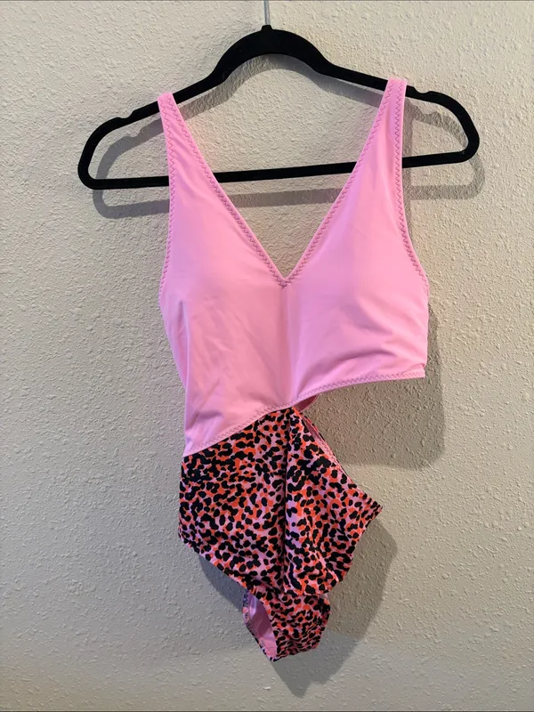 Fabletics NWT Asymmetrical Cutout Shaping One-Piece Swimsuit - Image 4