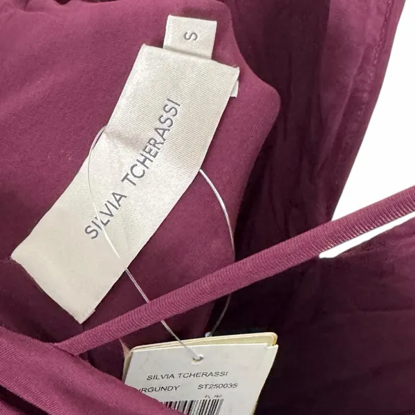 Silvia‎ Tcherassi Sana Dress Burgundy - Image 9