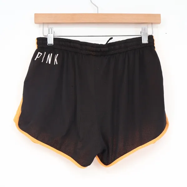 PINK Victoria's Secret San Francisco Giants Mesh Athletic Shorts Black Orange S - Image 3