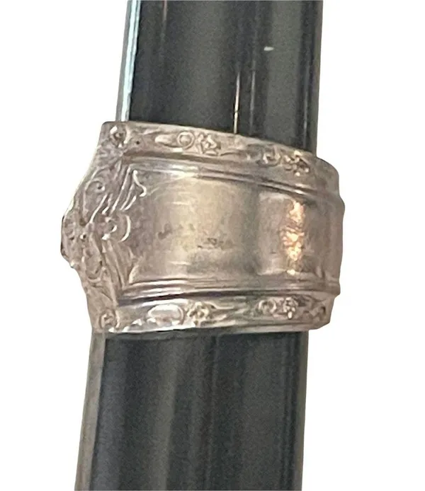 Vintage silver spoon ring - Image 4