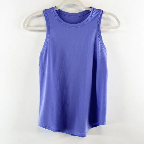 Lululemon Athletica High-Neck Running Training Tank Top Charged Indigo Small - Image 4