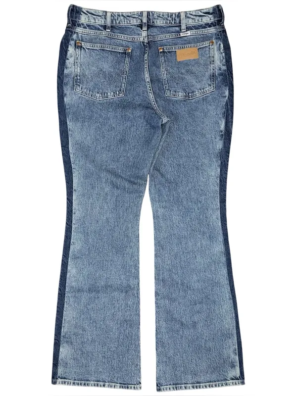 Wrangler NWOT Womens Two Tone Color Block High Rise Westward Bootcut Jeans 32x32 - Image 2