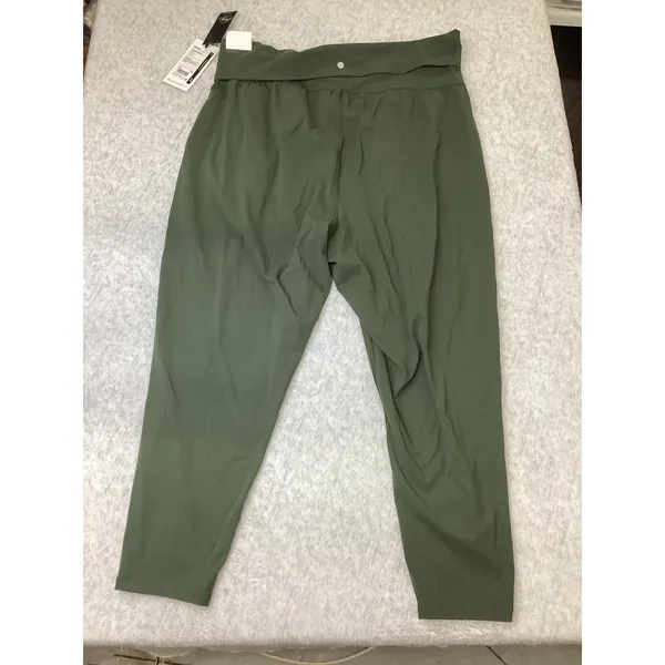 CALIA Inspire Foldover Relaxed Yoga Pant Ivy Green XXL WAX111 High Rise NWT - Image 2