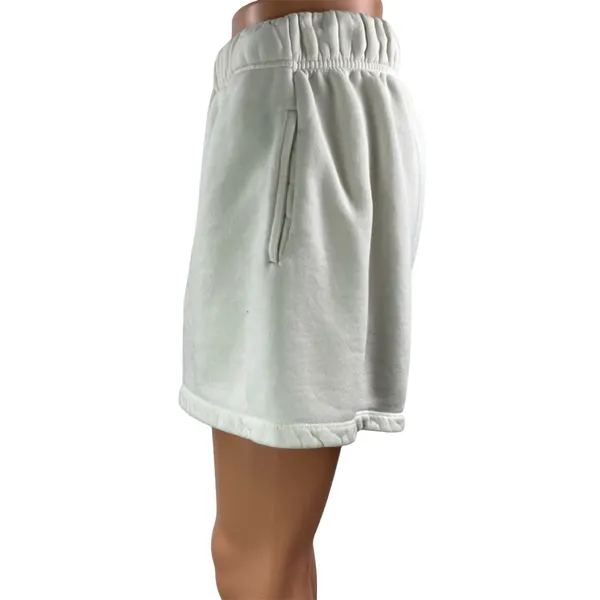 Set Active Women's White High Rise Drawstring Lounge Mini Workout Shorts Size S - Image 2