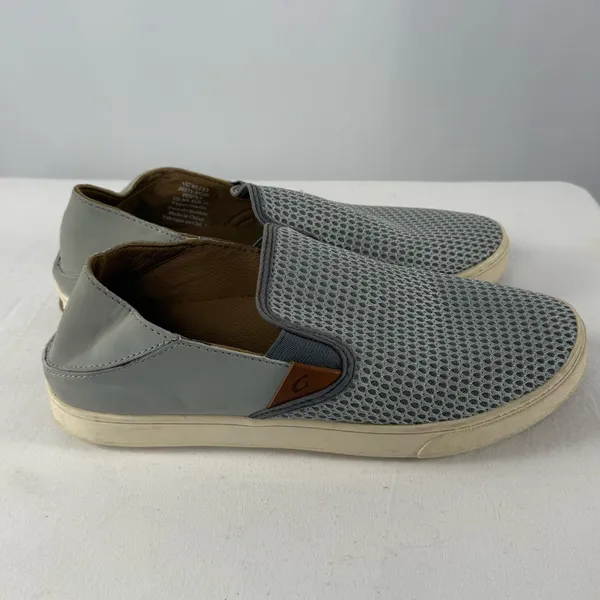 Olukai‎ Pehuea Breathable Slip On Shoes in Pale Grey Size 9 - Image 7