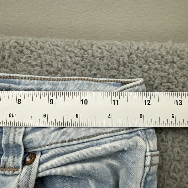 American Eagle Super Hi Rise Flare Jeans Stretch Boho Festival Women's 2 x 30 - Image 7