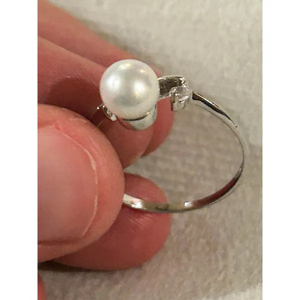 Ring band 925 sterling silver unique cute size 6.75 - Image 6