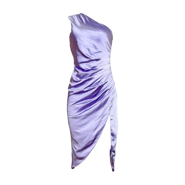 ELLIATT Cassini One Shoulder Dress, Lilac, Small - Image 14