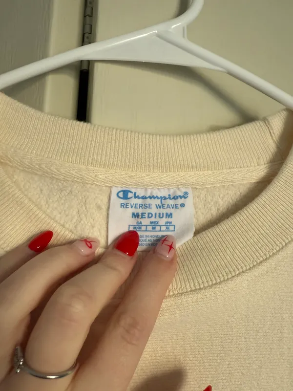 Champion Cream Crewneck - Image 2