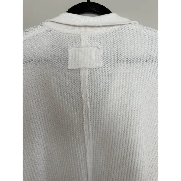 Free People We The Free Travis Polo Top Ivory Women's Size Small - Image 4