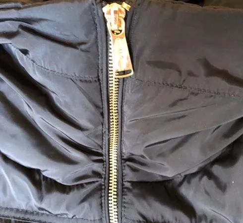 Michael Kors Black Pillow Collar Puffer Jacket - Image 3