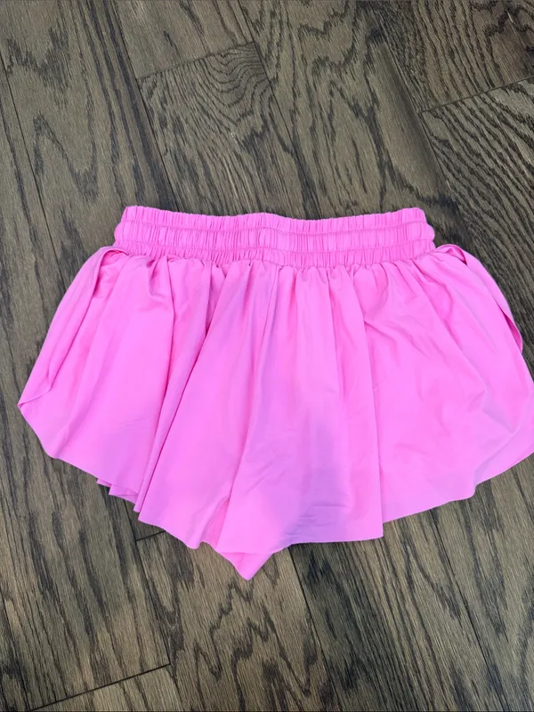 Women’s Neon Pink Athletic Drawstring Shorts size small ~ - Image 3