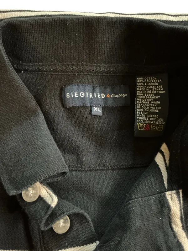 Siegfried & Company Striped Long Sleeve Polo - Image 3