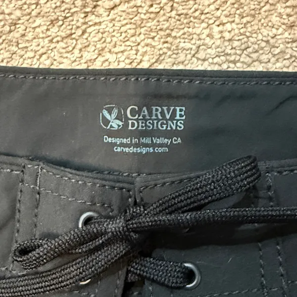 Carve Designs Black Noosa Board Short Size 12 - Image 2
