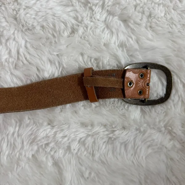 Gap Light Brown Leather Buckle Belt‎ - Image 11