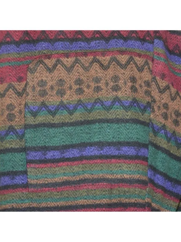Vintage 90s Tracy Evans Size L Southwestern Aztec Blazer Jacket Boho Western - Image 5