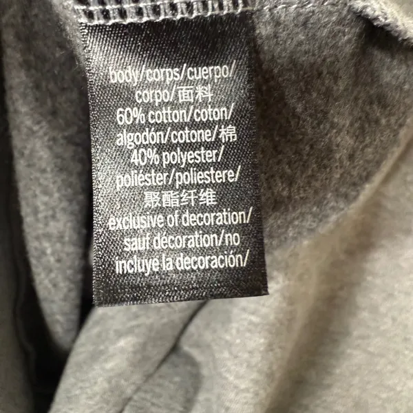 Victoria Sport Sweatshirt Cropped Pullover Long Sleeve Top‎ Gray Size M - Image 7