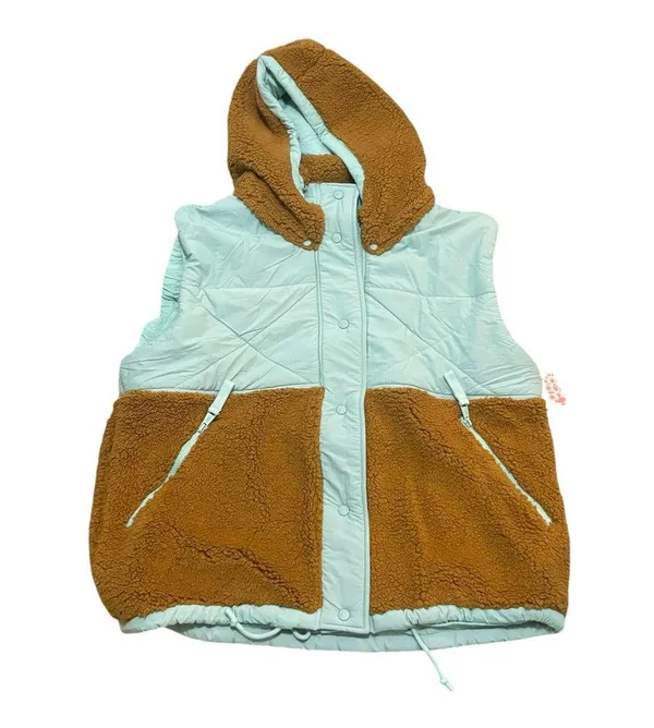 Free People Adventure Awaits Vest in Amber Combo L - Image 3