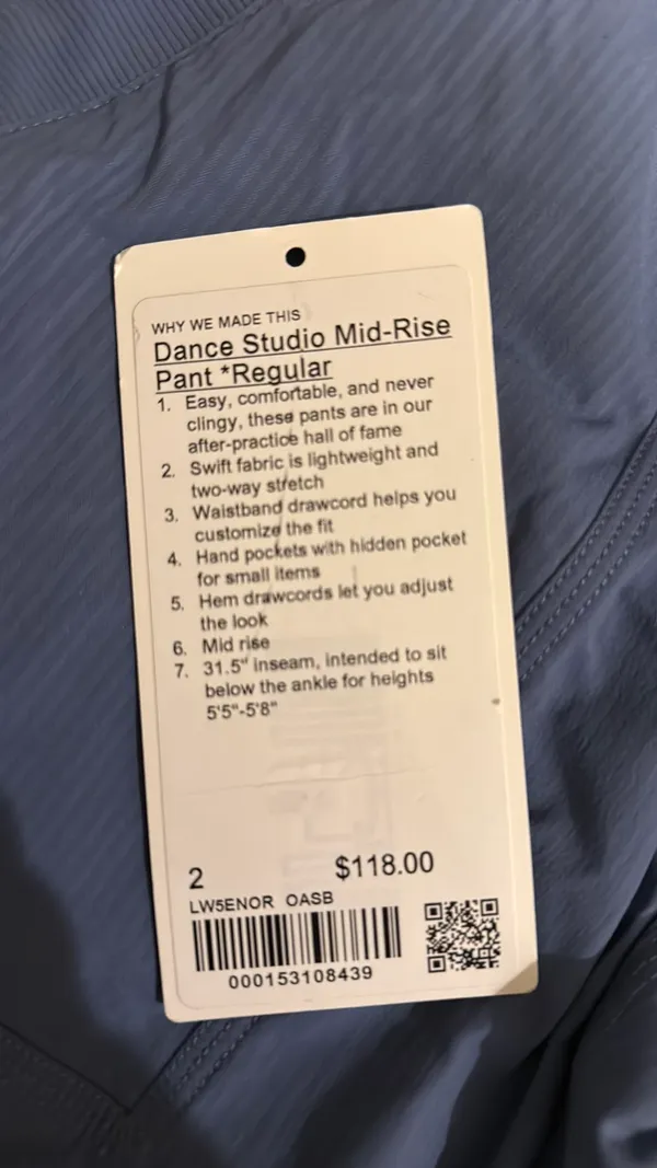 Lululemon Dance Studio Pants - Image 2