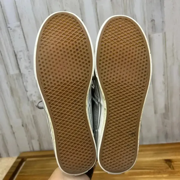 Vans Women's Size 7 Winston Low Top Lace-Up Heathered‎ Gray Canvas Sneakers - Image 5