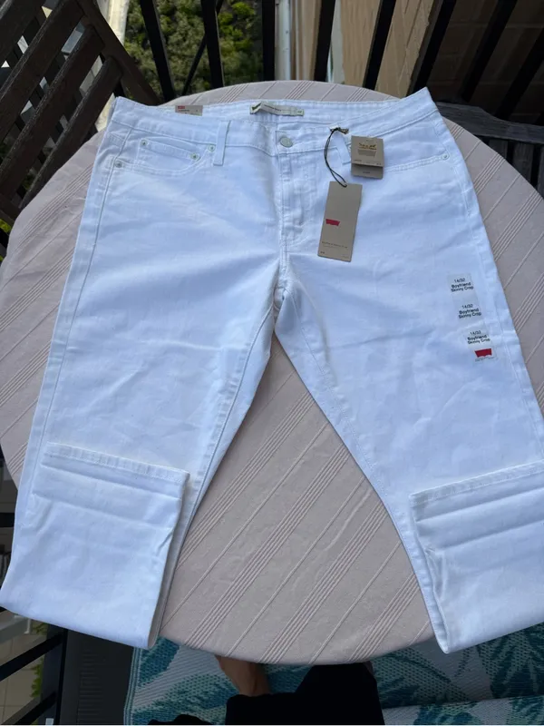 Levi's White Men's Skinny Crop Jeans - Image 2