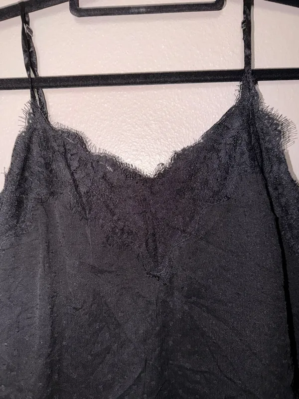 Abercrombie & Fitch Black Lace-Trim Camisole - Image 3