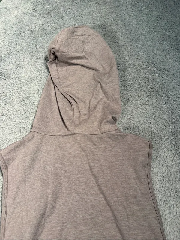 Halara hooded Sleeveless cropped running Tank Top small - Image 7